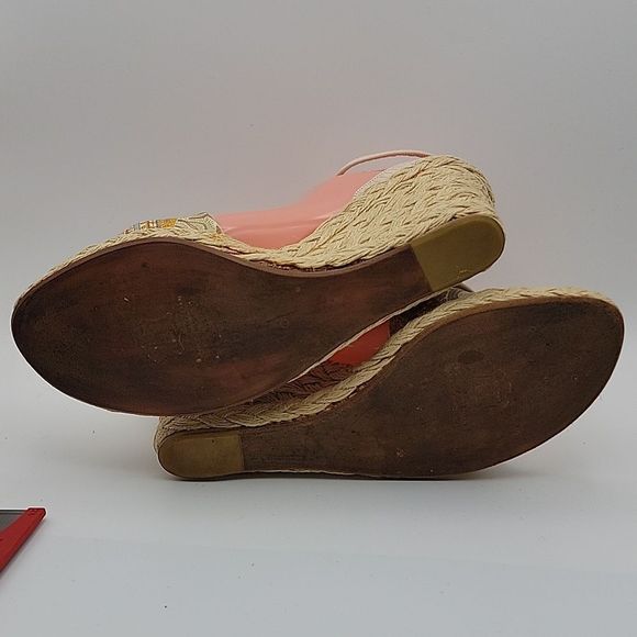 Stuart Weitzman Espadrille Sandals Size 8.  S913 - Picture 7 of 8